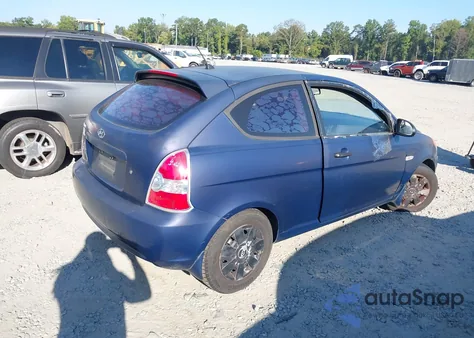 2007 Hyundai Accent Gs from USA, damaged, VIN KMHCM36C17U035505